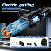Double-Barrel Gatling – Full-Auto Water Blaster with Rotating Barrels & LED Strobe