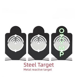 Steel Target – Metal Reactive Target for Gel Blaster Shooting Practice (Portable)