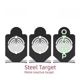 Steel Target – Metal Reactive Target for Gel Blaster Shooting Practice (Portable)