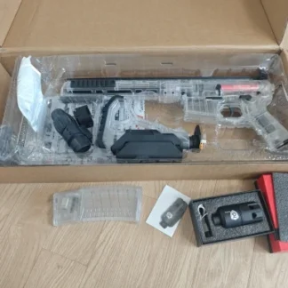 High-performance F4 electric gel ball toy gun, metal gears, inner barrel, top spin, Orbeez shooter (bullets not included)