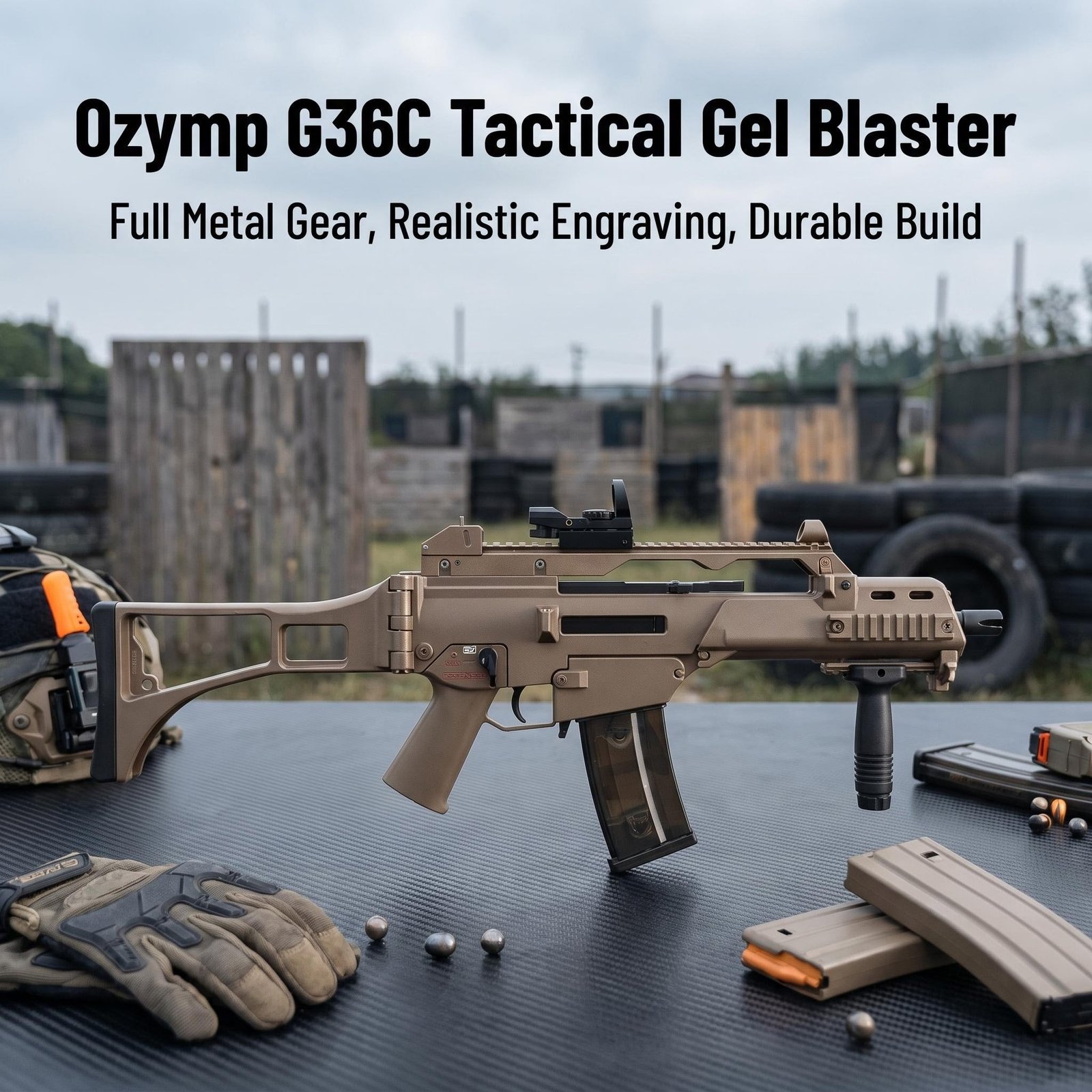G36C – Electric Gel Blaster Rifle - Image 3