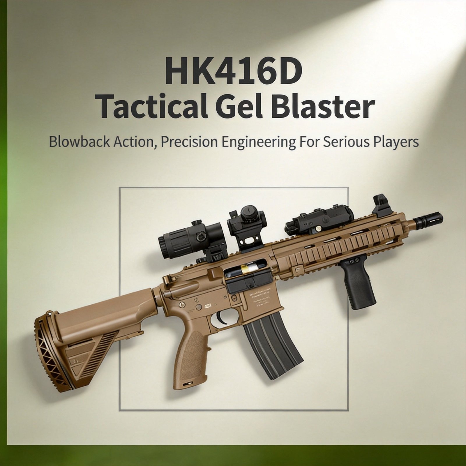 HK416D – Electric Gel Blaster Rifle - Image 3