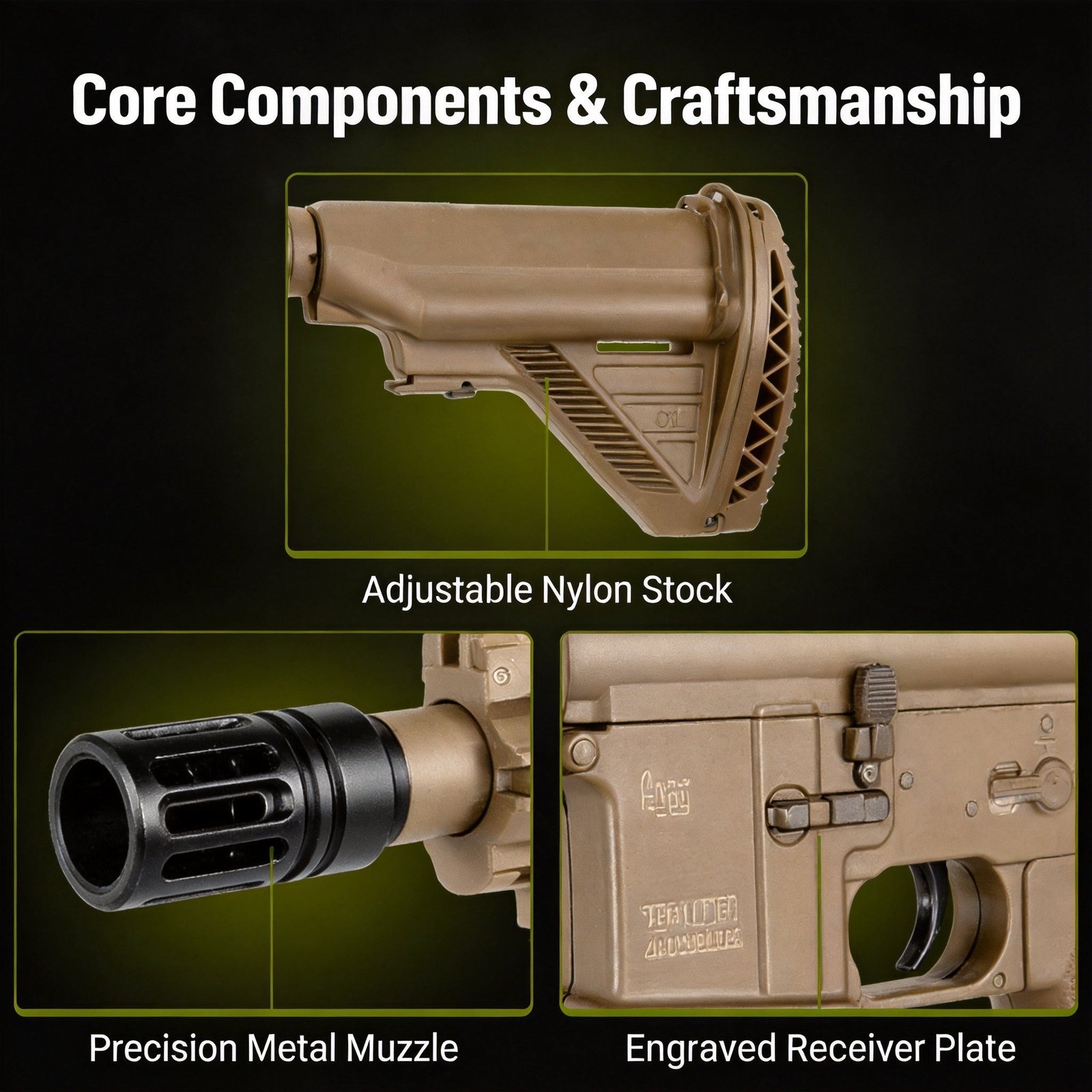 HK416D – Electric Gel Blaster Rifle - Image 5