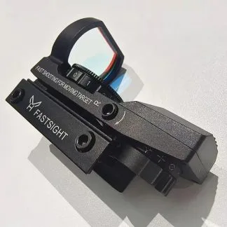 Red Dot Sight – 4-Reticle Reflex Sight with Metal Body & 20mm Rail Mount