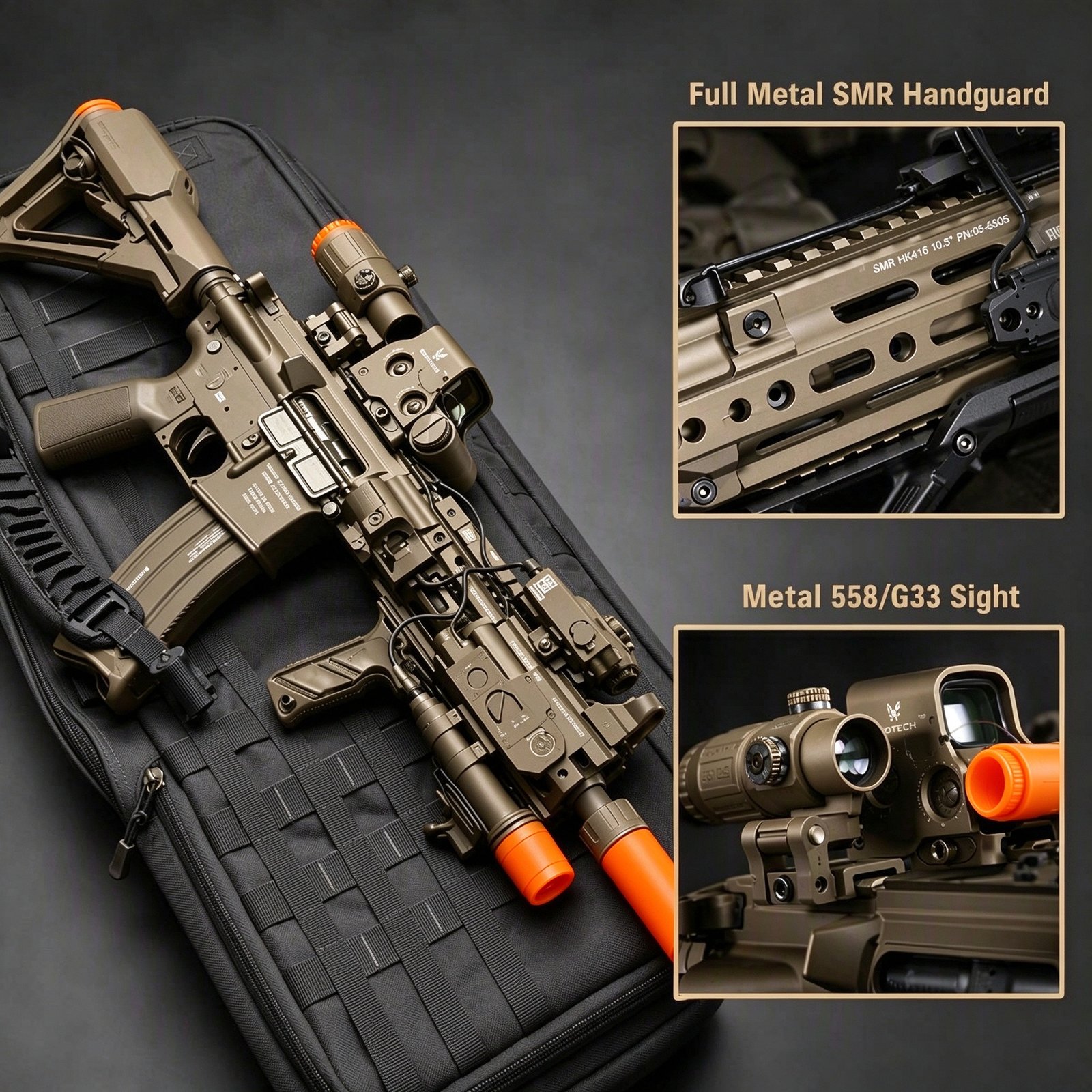 OZYMP HK416D SMR – Custom Full-Option Gel Blaster