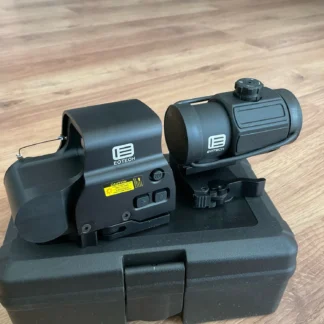 Tactical Airsoft G43 3X Magnifier 558 553 EXPS3 Red Dot Combo Scope Optics QD Mount Fit 20MM Rail Mount
