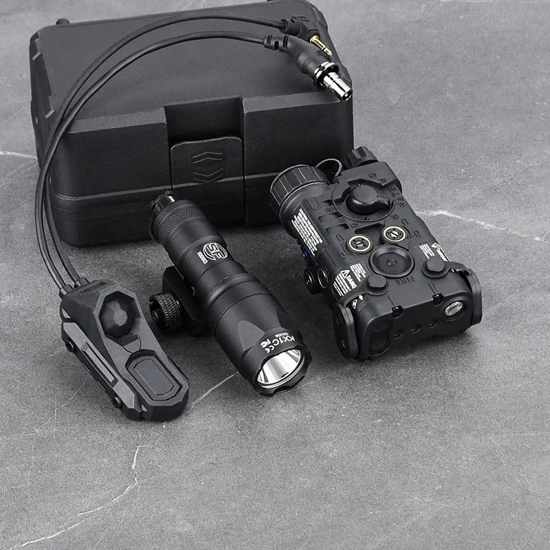 Tactical L3 NGAL AXON Switch M300 M600 SF Surefir Flashlight Red Green Blue IR Aiming Rays Airsoft Hunting Set Fit 20mm Rail