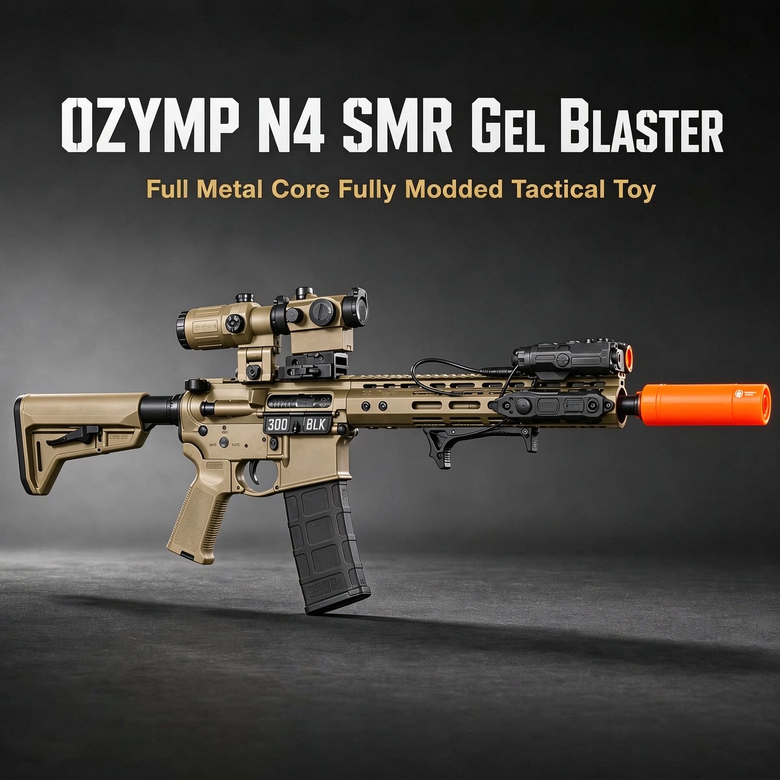 OZYMP N4 SMR – Custom Full-Option Gel Blaster